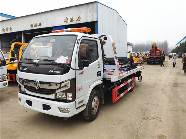 東風(fēng)小凱普特藍(lán)牌平板清障車
