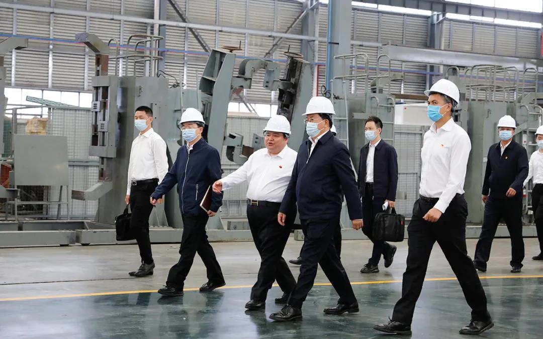 湖北省委副書記、省長王忠林帶領(lǐng)省市領(lǐng)導視察程力