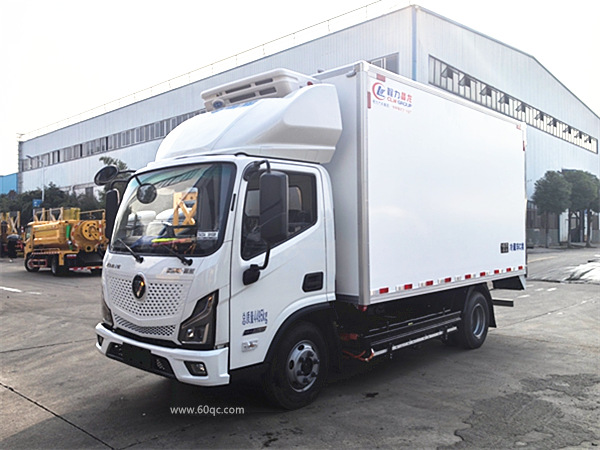 福田奧鈴智藍(lán)純電冷藏車