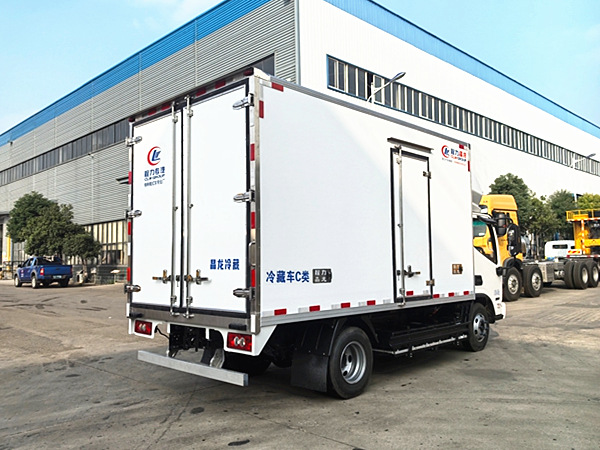 福田奧鈴智藍(lán)純電冷藏車